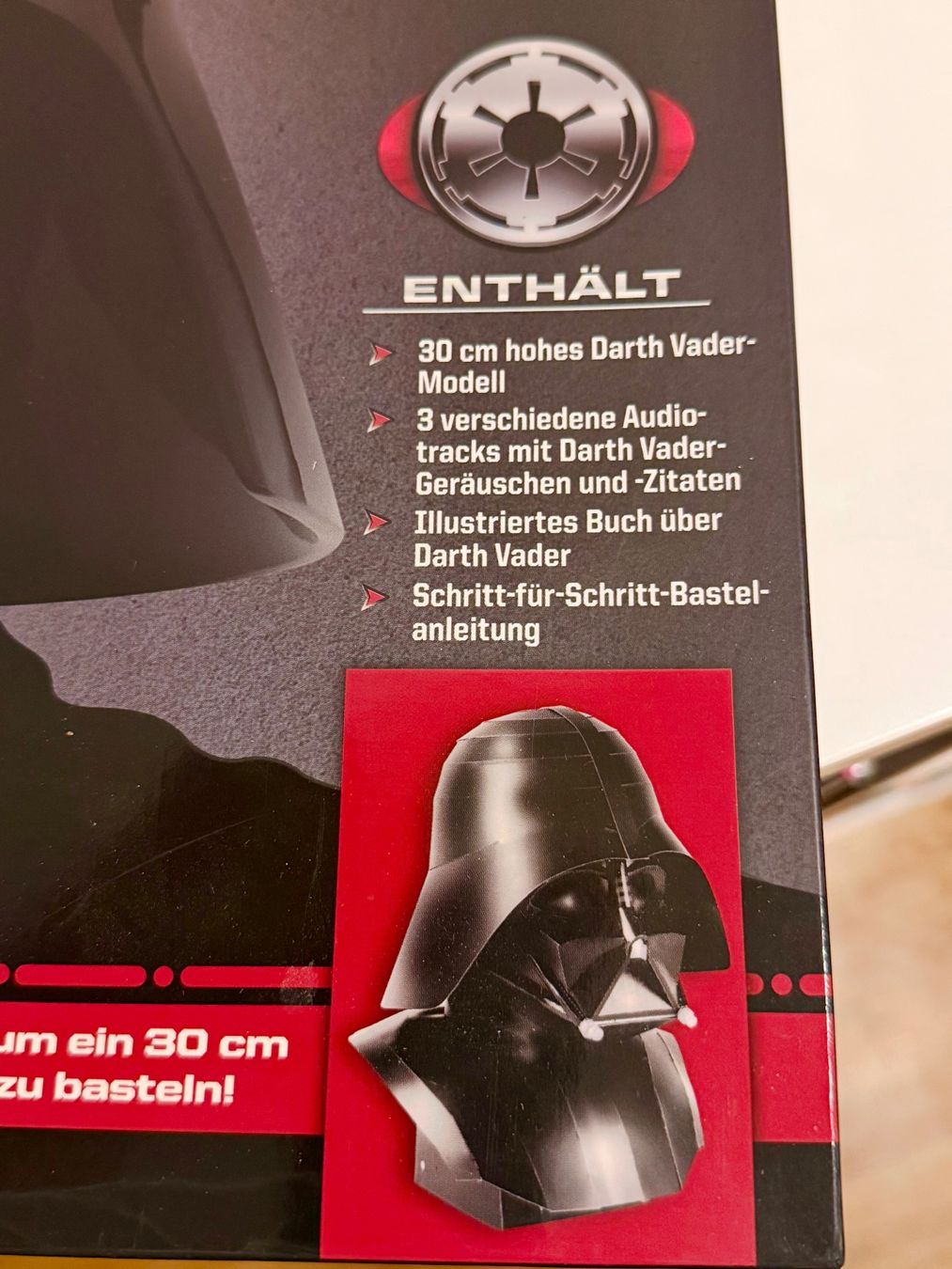 Star Wars Figuren: STAR WARS Darth Vader Bastelset – Neu und originalverpackt aus Zürich von NerdLoot 3