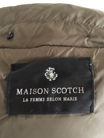 MAISON SCOTCH Daunenmantel Wintermantel oliv 38
