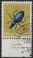 30 Rp. Blauer Laufkäfer mit TAB (Carabus intricatus)