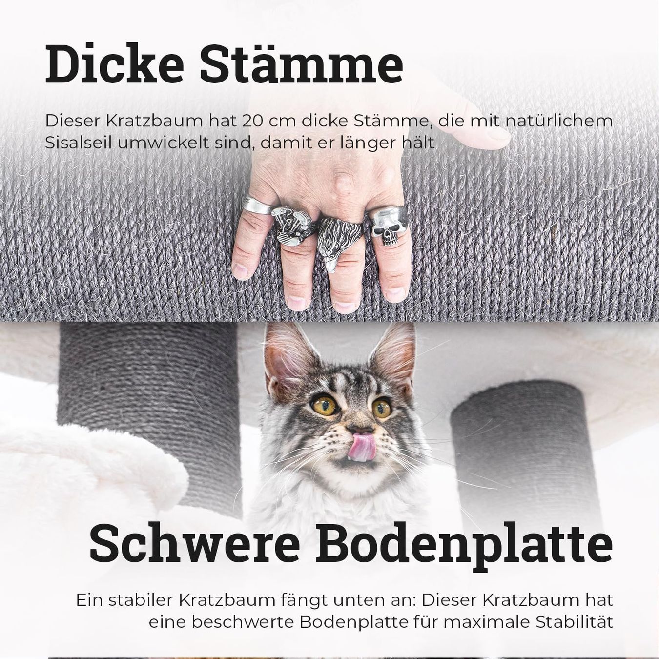 Katzenbaum - Kratzbaum: Petrebels Siberian 200 Kratzbaum White – Neu und originalverpackt aus Bottighofen von zaap 5