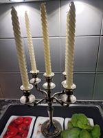 Sielber Farben Kerzenständer