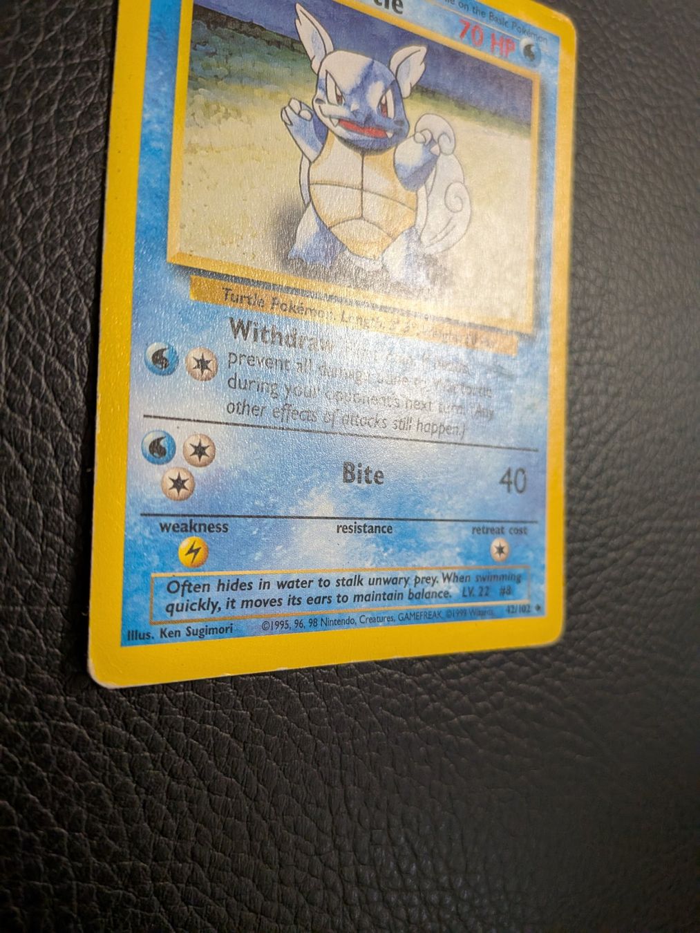 Pokémon Carte collezionabili: Base Set Wartortle 42/102 Ab 1 – Usato da Paradiso venduto da Pkmn10 1