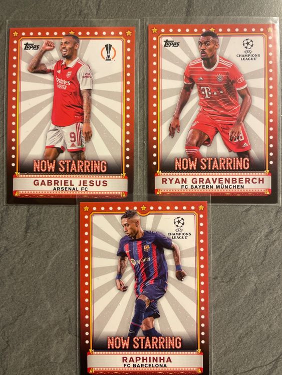 3 now starring inserts topps ucc 2023 1