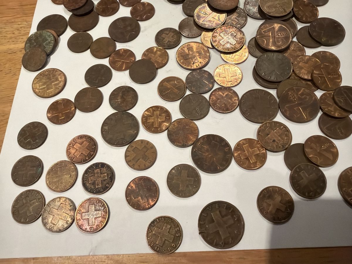 Toutes les monnaies: pièces de 1 et 2 centimes suisses – D'occasion à Echallens par JAR69 4