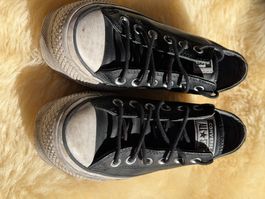 Converse All Star Plateau Sneaker – Schwarz – Grösse 36,5