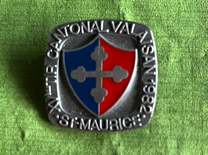 Medaillen: TIR Cantonal Valaisan 1982 St. Maurice – Gebraucht aus Itingen von Bebbi6569