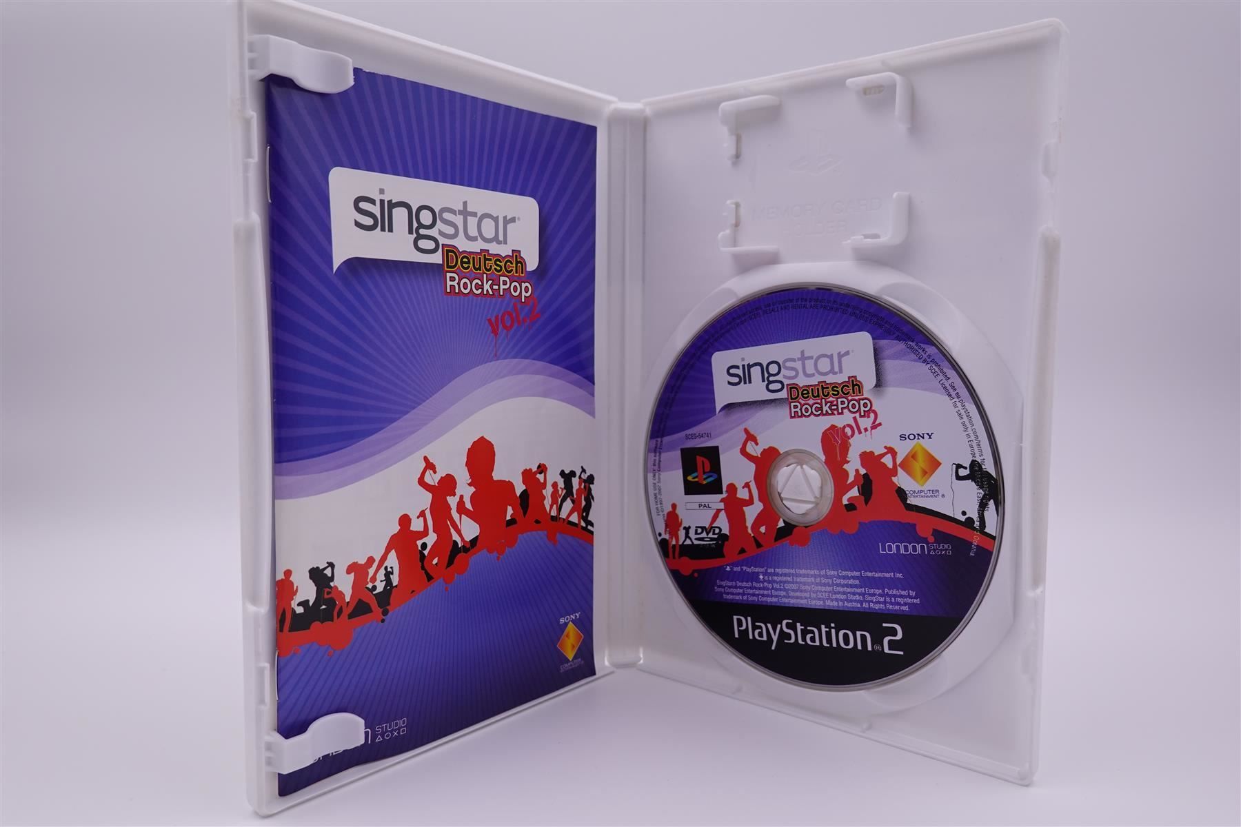 Sony Spiele: Singstar Deutsch Rock-Pop Vol.2 (PS2) – Gebraucht aus Herisau von ZelliZone 2