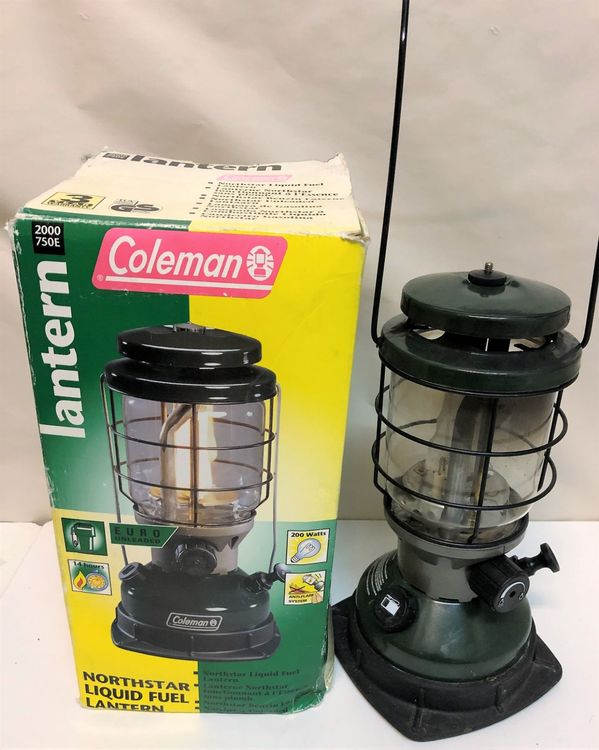 Coleman Northstar Lampe à Essence - Lanterne Camping Grise/Noire
