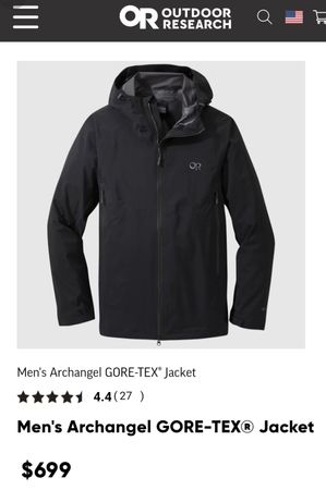 OR Gore Tex Pro Shell 3 Lagen Jacke NP 780 Chf