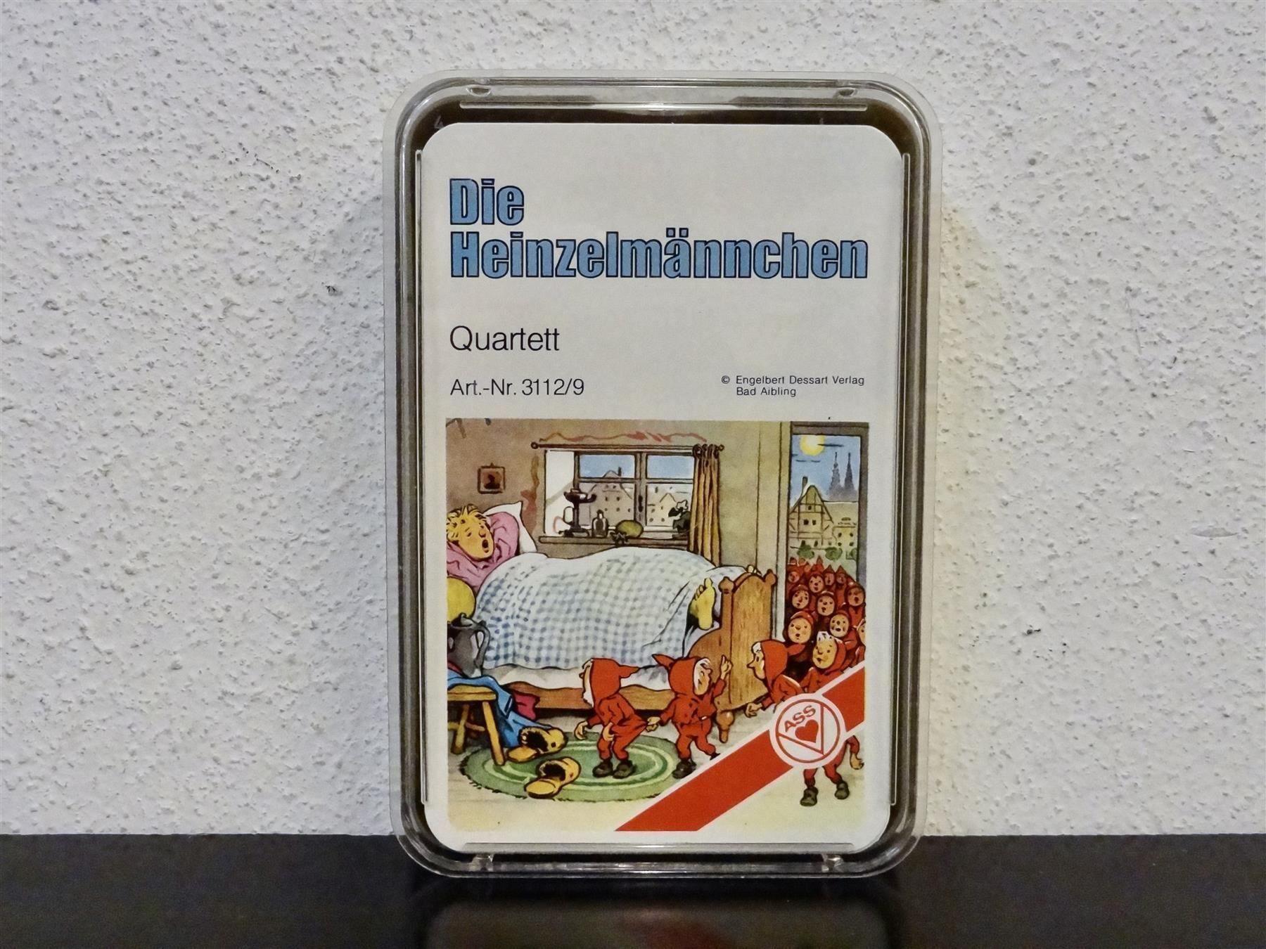 Spiele: schönes altes Quartett HEINZELMÄNNCHEN – Gebraucht aus Kerzers von wisaundso