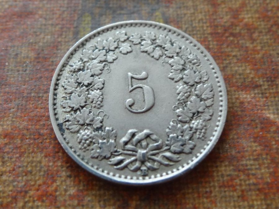 Tutti le monete: 5 Rp. 1926  (C) – Usato da Romanel-sur-Lausanne venduto da Swift13 1