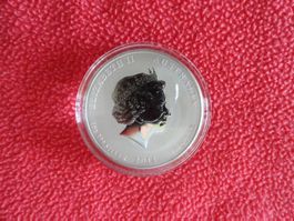 Australien Lunar ll 1 Unze Silber - 2014 - Jahr des Pferdes