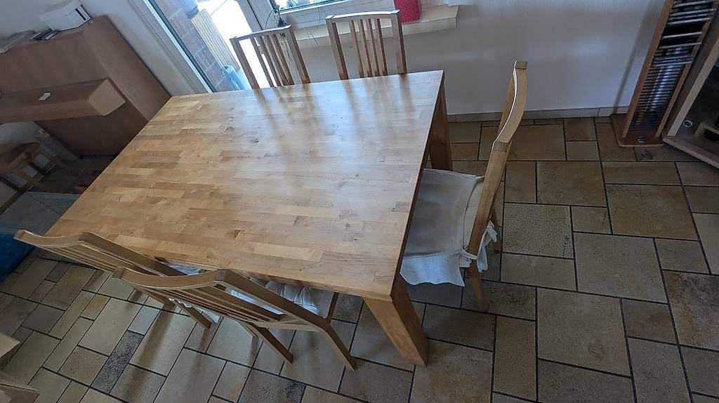 Tavoli: Ausziehbarer Tisch mit oder ohne Stühle – Usato da Brugg AG venduto da mkipfe 1
