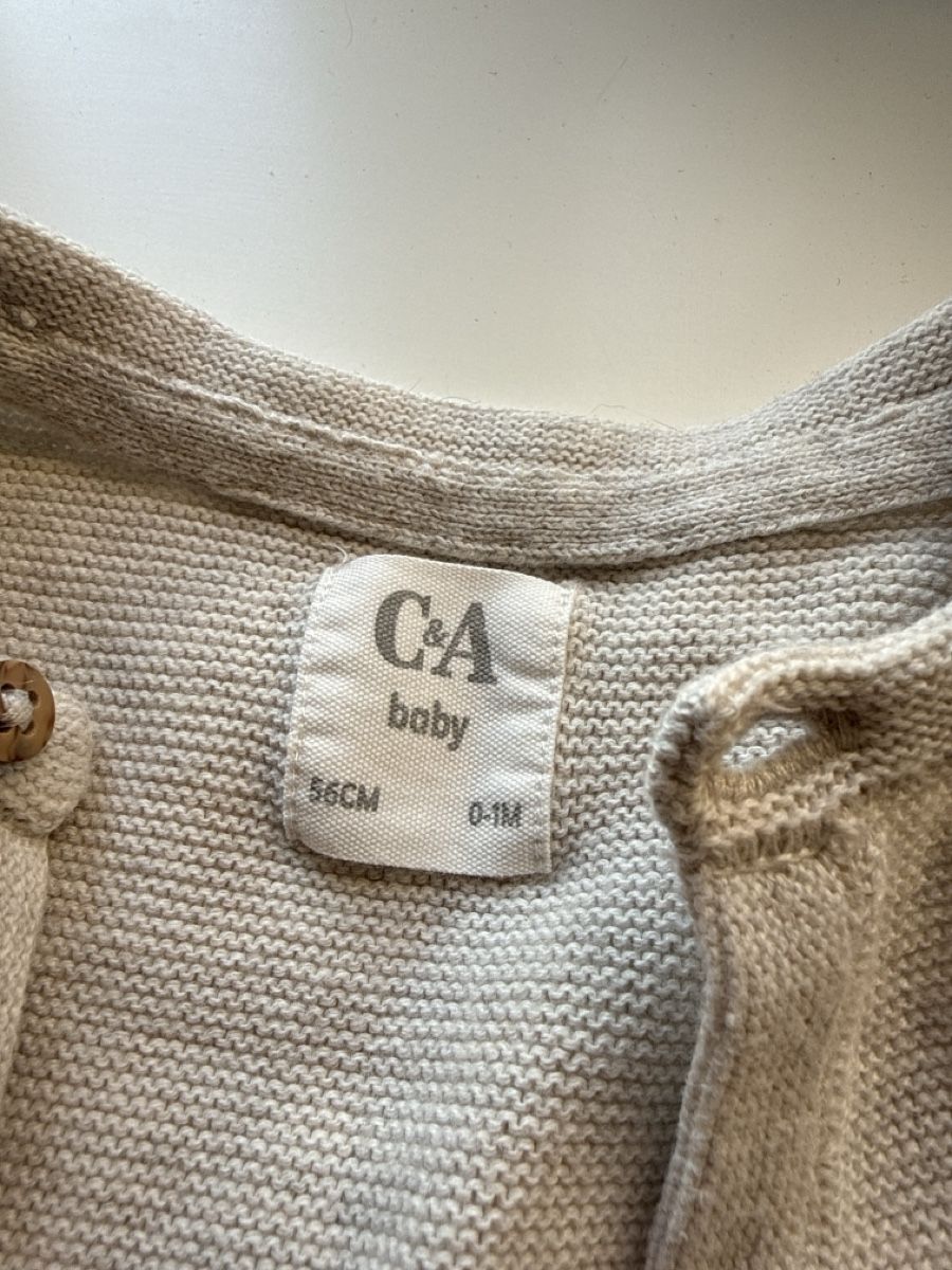 C&A Strampler: Combinaison C&A bébé 56cm 100% Coton beige clair – Neu (gemäss Beschreibung) aus Saulcy von lanah31 1