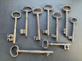 Antike Bartschlüssel ca. 10 bis 15 cm, Postversand möglich