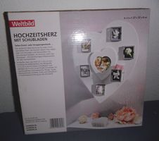 Hochzeitsherz mit Schubladen, Holz * Weltbild Verlag * NEU