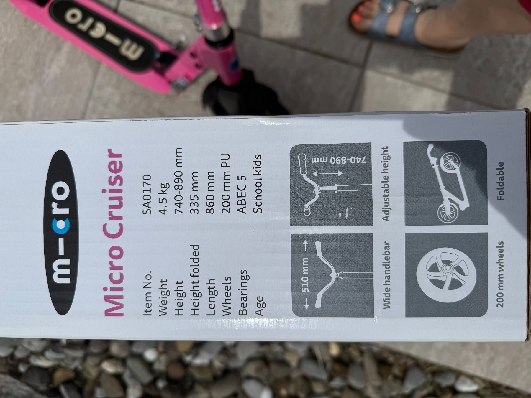 Scooter: Micro Cruiser, Scooter, pink, ab 5 Jahren – Usato da Engelberg venduto da HelloSmile 1