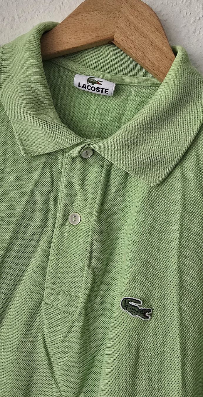 Lacoste Magliette Polo: Polo Lacoste vert clair homme Taille L – Usato da Genève venduto da MariaS2 2