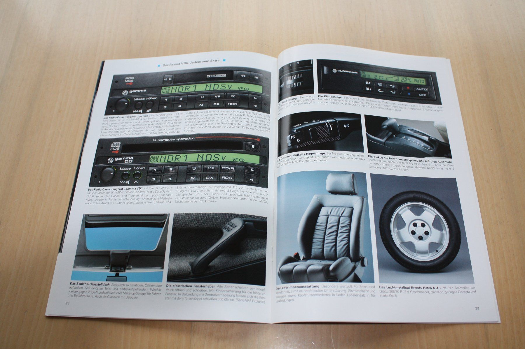 VW Documenti: VW Passat VR6 Prospekt 8/1992 – Usato da Wikon venduto da erwin400 7
