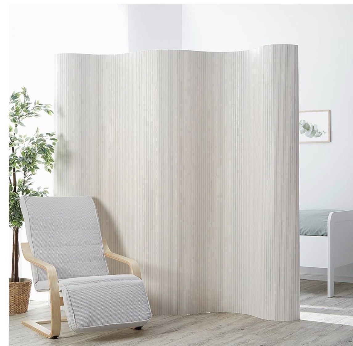 Paraventi: Room divider white flexible folding screen used – Usato da Luzern venduto da mon_6rzf