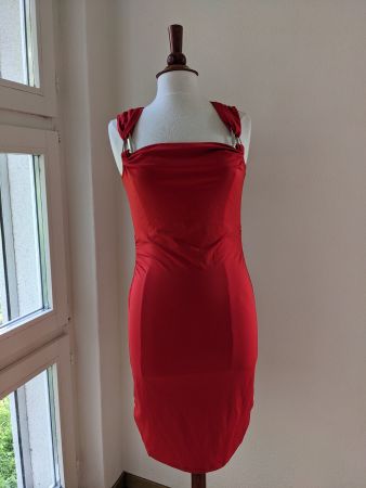 Morgan rotes Stretch Kleid Gr. XS (Neu mit Etikett)