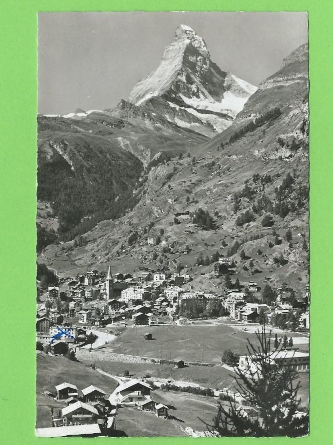 Ansichtskarten: Zermatt mit Matterhorn – Gebraucht aus Zürich von t24_de
