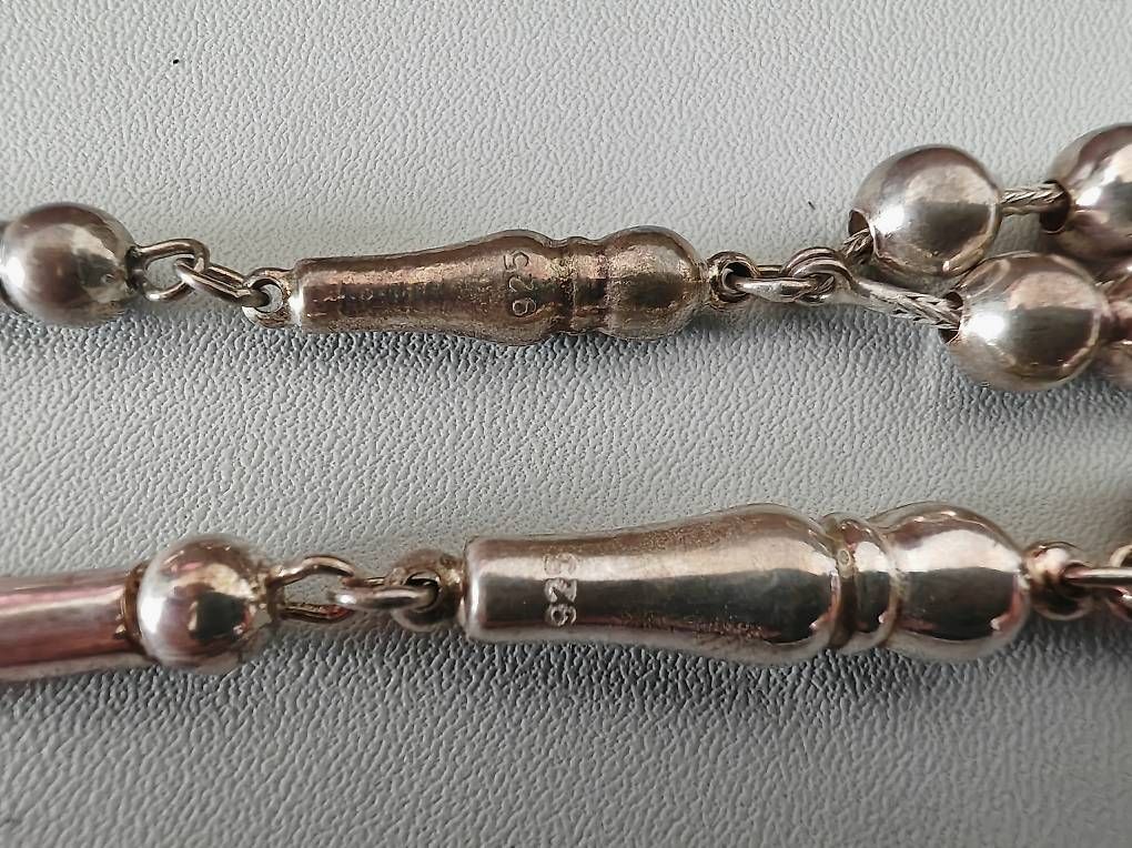 Sonstiger Schmuck: Tasbih/Rosenkranz aus 925 Silber – Gebraucht aus Nidau von kib_f5sl 3