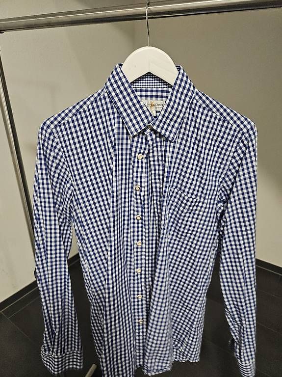 Camicie: Hemd Karomuster Almsach M39 M40 Slim Fit – Usato da Buchs ZH venduto da rit_s6kv 2