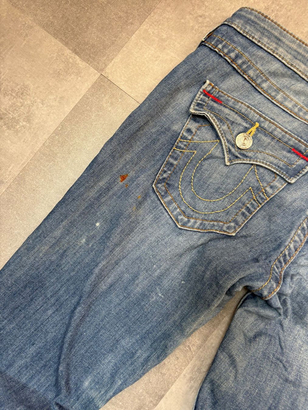 True Religion Jeans: True Religion Bootcut Flared Jeans - Grösse L/30 – Usato da Werdenberg venduto da hase.vintage 5