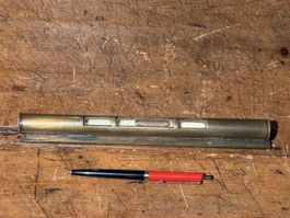 Antiker Wasserwaage aus Messing 24cm