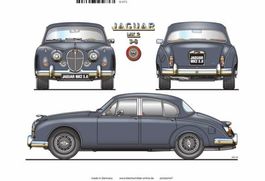 Blechschild-JAGUAR MKQ 3.8