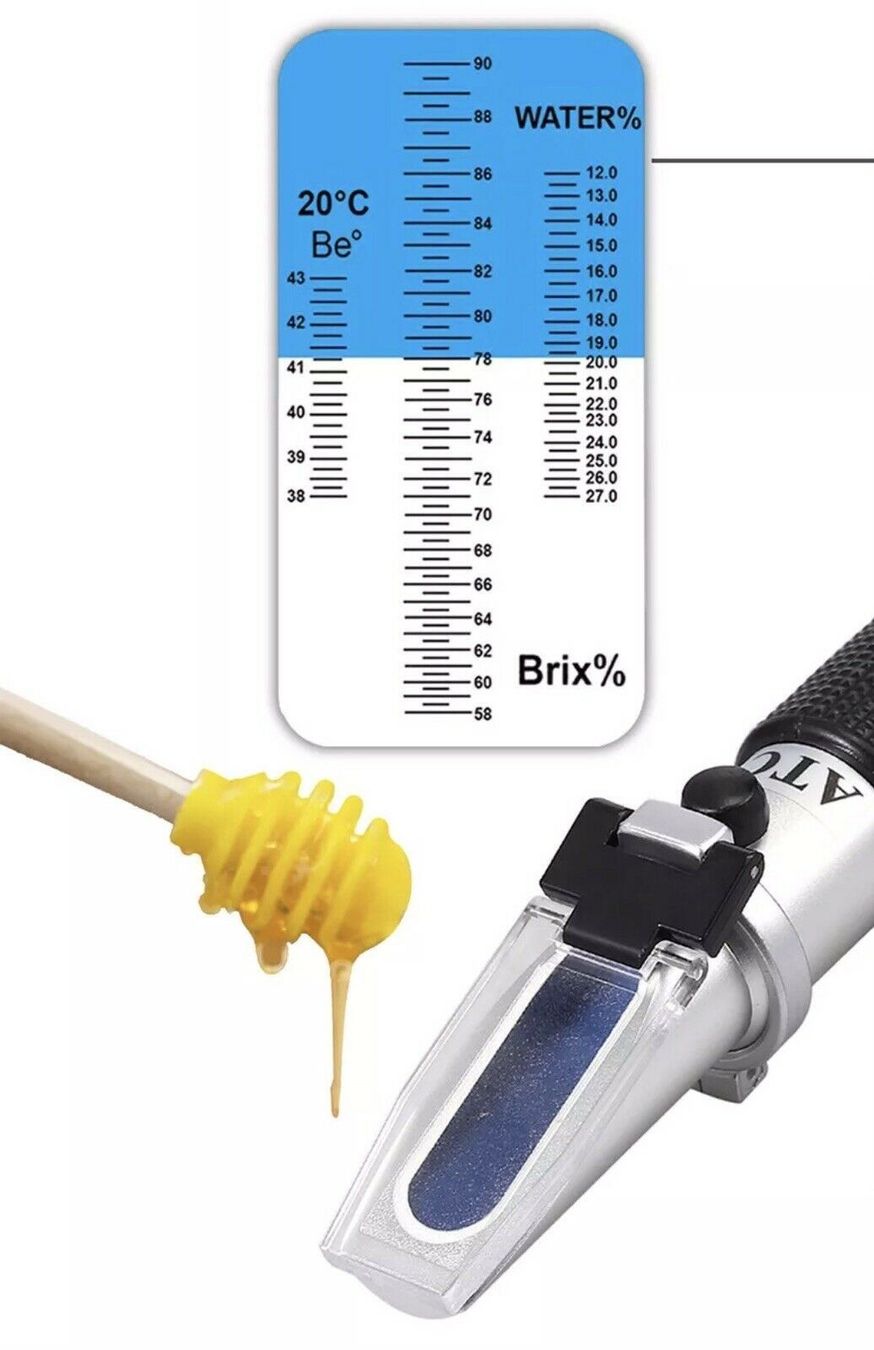 Misurare: 5 Stück Refraktometer Honig Imker (Analog) – Nuovo e nell'imballaggio originale da Untersiggenthal venduto da customs 1