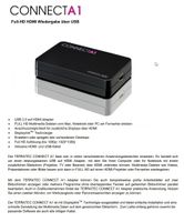 Terratec Connect A1 USB auf HDMI-Adapter – Full HD 1080p |