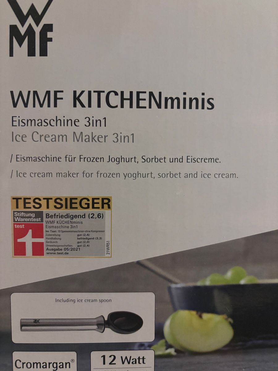 WMF Elettrodomestici da cucina: WMF KITCHENminis Eismaschine 3in1 – Nuovo e nell'imballaggio originale da Grosswangen venduto da esruk 2