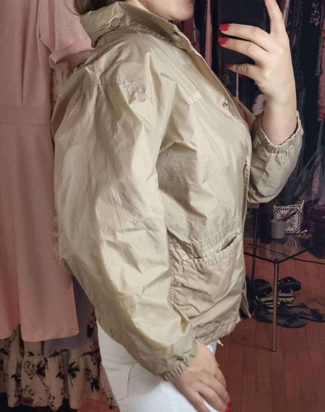 Giacche: Vintage  Jacke M beige oversized – Difettoso da Wald ZH venduto da CapLux 1