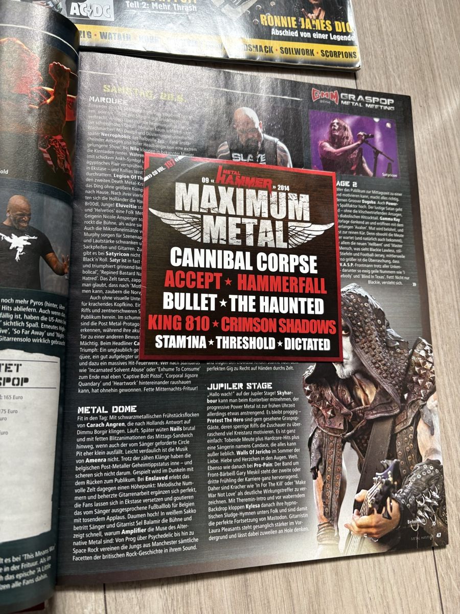 Zeitschriften & Magazine: METAL HAMMER sammlung – Gebraucht aus Herzogenbuchsee von warrior77 7