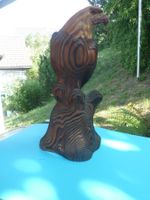 Holzskulptur Adler von Hand geschnitzt guter Zustand