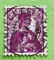 Nr.122 Brustbild der Helvetia  GESTEMPELT   