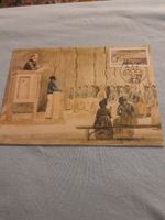 Carte postale ancienne avec timbre rare, en parfait état