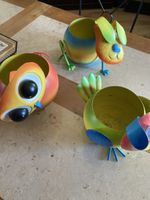 Pot jardin 3 figures design