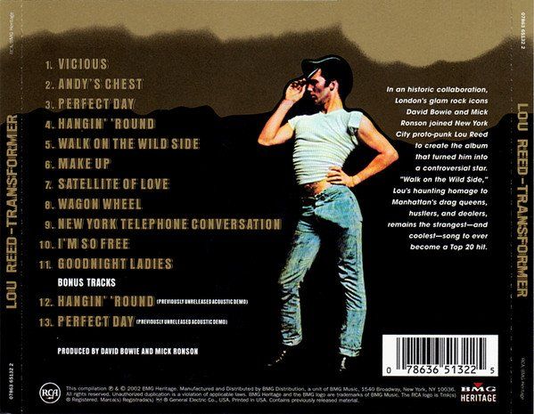 CD: Reed Lou: Transformer CD Bonustracks – Nuovo e nell'imballaggio originale da Steinhausen venduto da Vilivinili 1