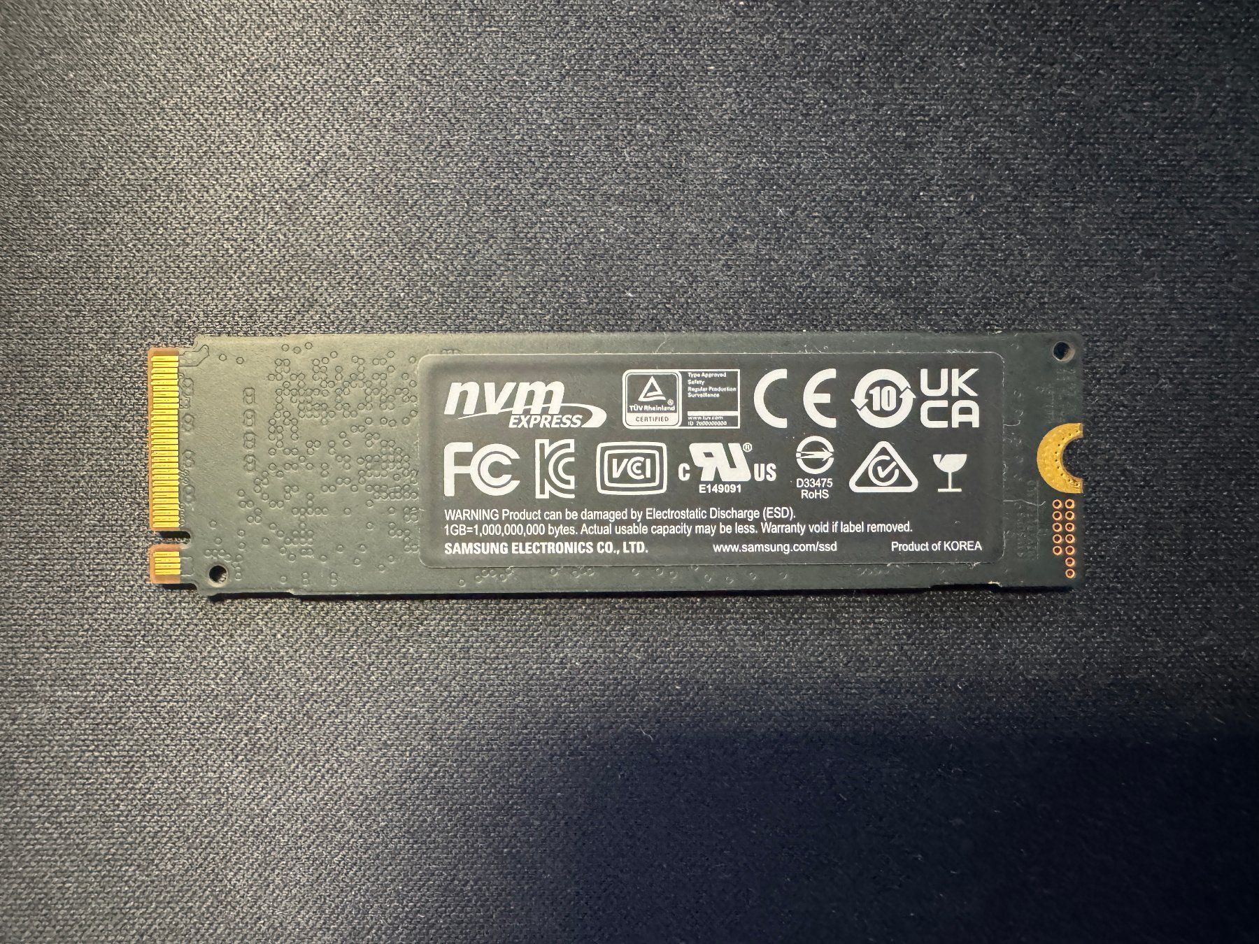 Samsung Dischi rigidi: Samsung 970 EVO NVMe M.2 SSD – Usato da Bremgarten AG venduto da joker_eat_world 2