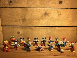Figuren Set Donald Mickey Maus Schlumpf Figuren Konvolut