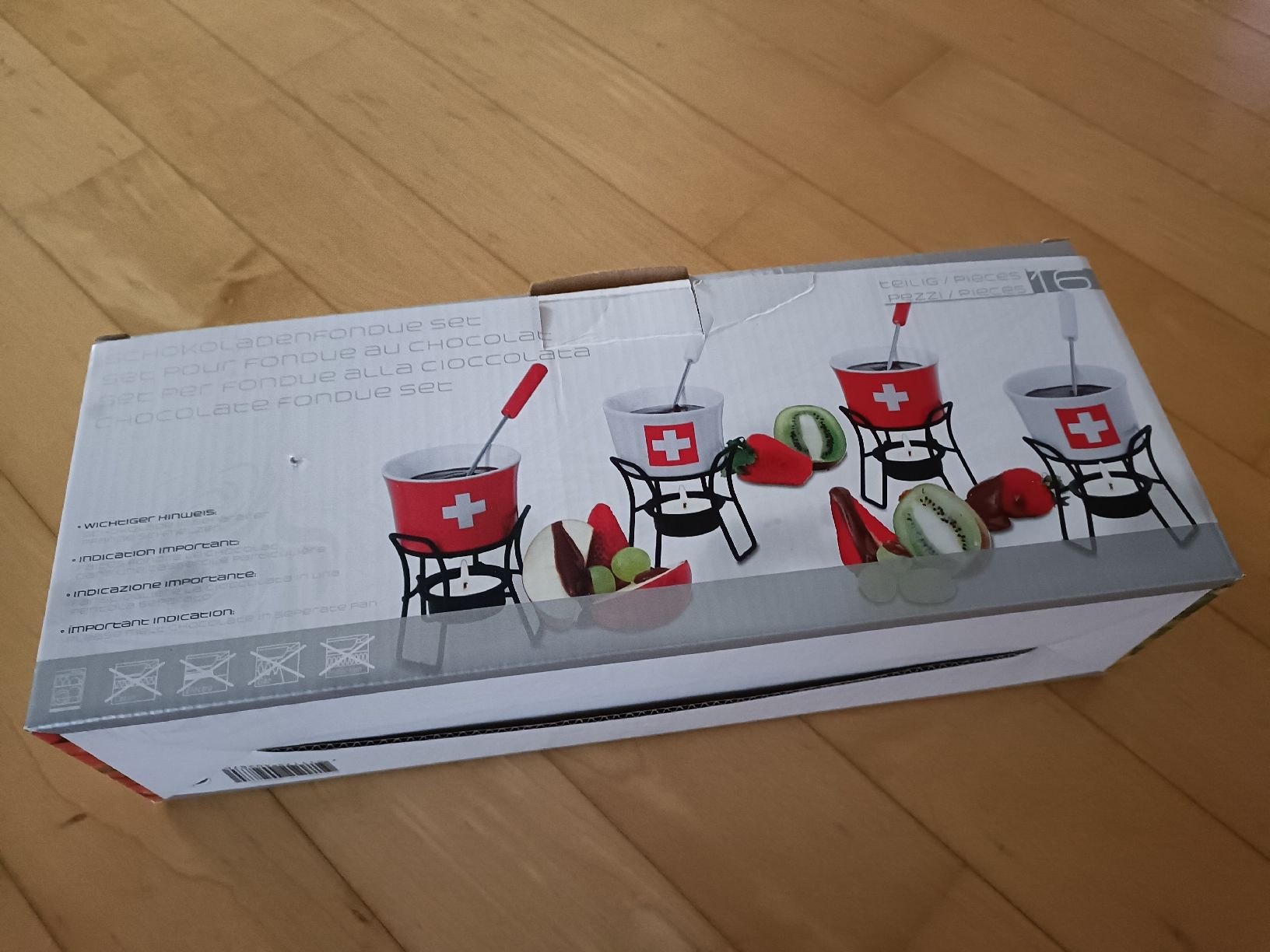 Set di piatti: Schoggi - Fondue - Set 16 teilig – Nuovo (secondo la descrizione) da Gossau SG venduto da scania1509 3