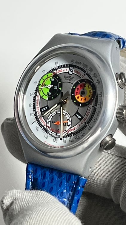 Coole Swatch Uhr, Chronograph 3
