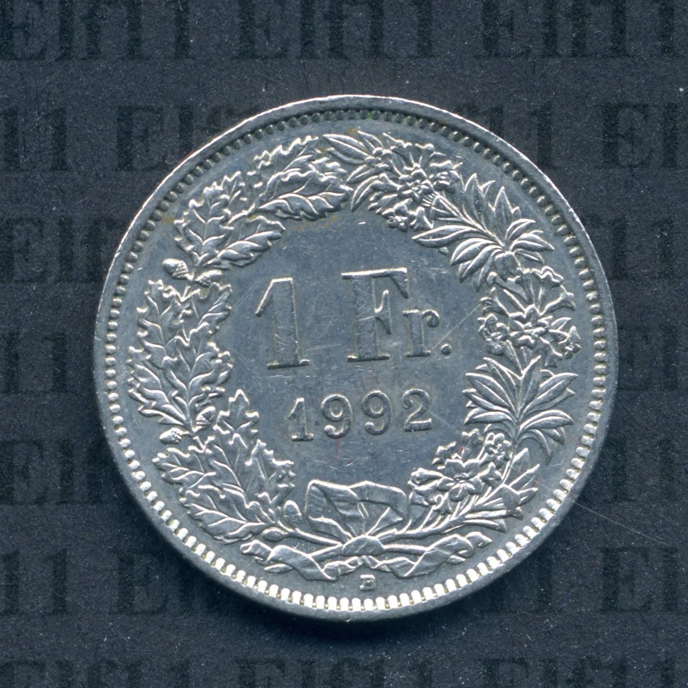 Tutti le monete: CHF___1.00 1992 -vz 1 Franken – Usato da Widnau venduto da Elf11