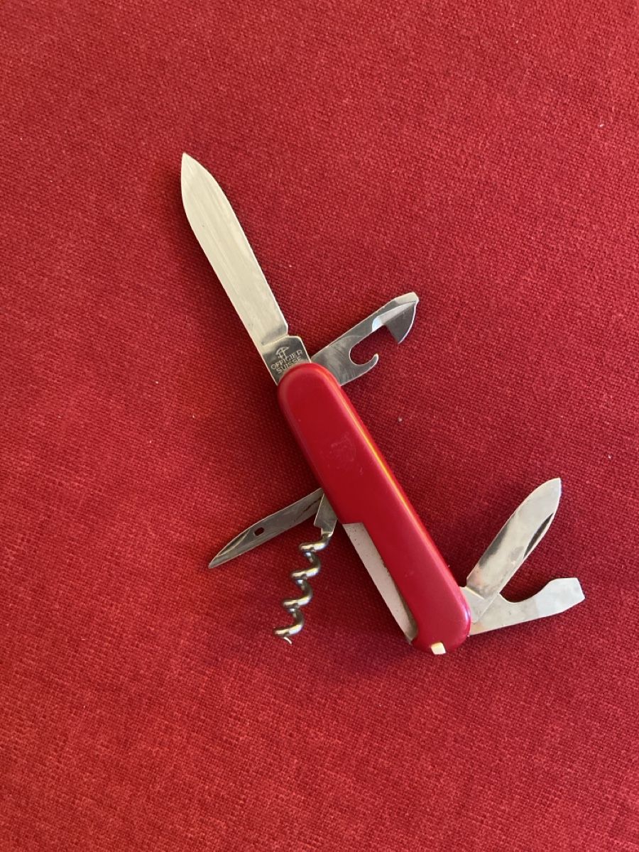 Victorinox Coltelli tascabile: Swissair Taschenmesser mit Lederetui – Usato da Zürich venduto da Sk8andhate 2