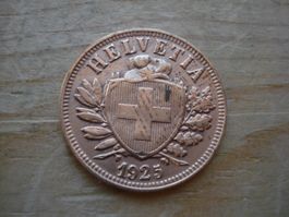 (M1) 2 Rappen 1925  VZ