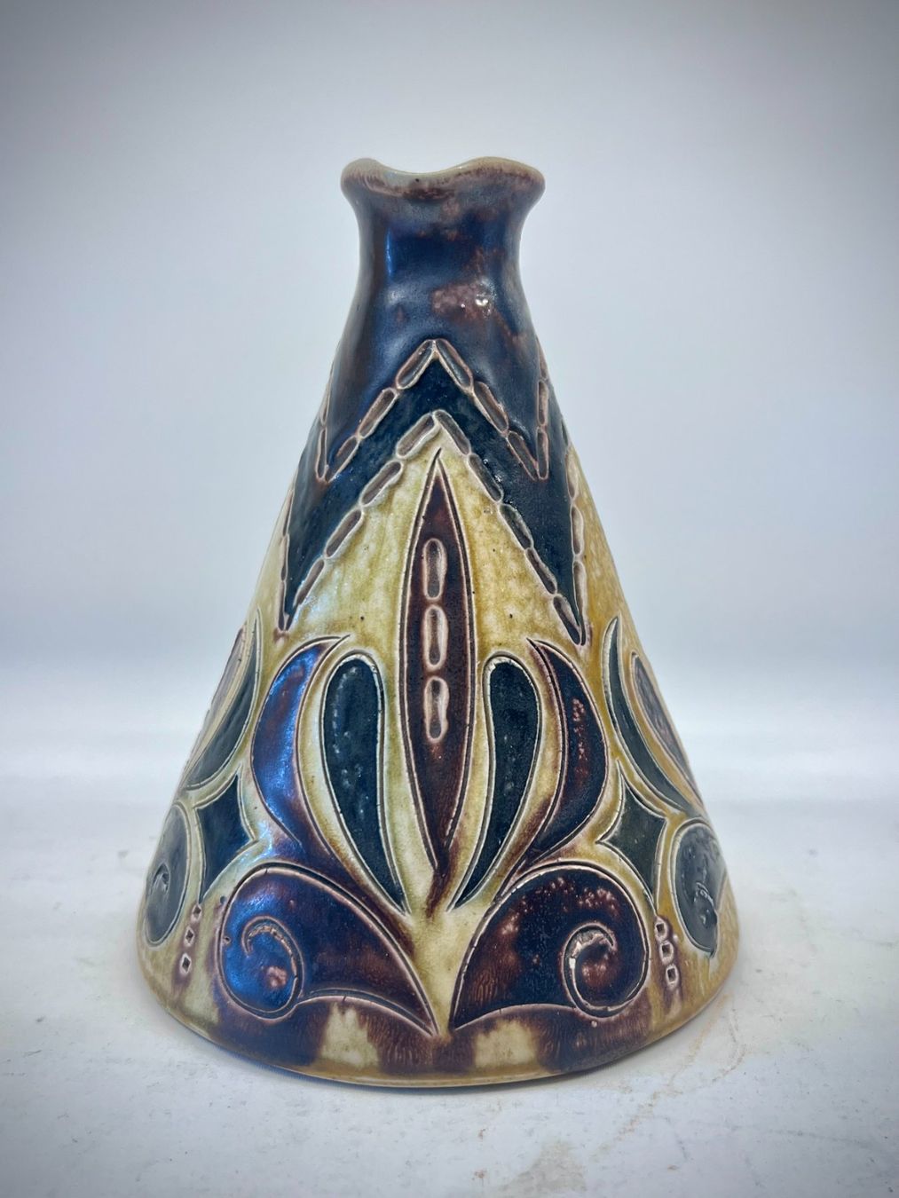 Vasi & Recipienti: Keramik Vase Studio 60er 70er Design Relief – Usato da Männedorf venduto da MrAnderson 1