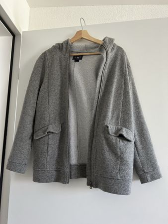 Woolrich Damen Jacke mit Kapuze, Grau, Gr. S